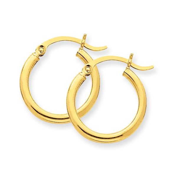 Gold Earrings 001-425-00424 14KY - P.J. Rossi Jewelers | P.J.