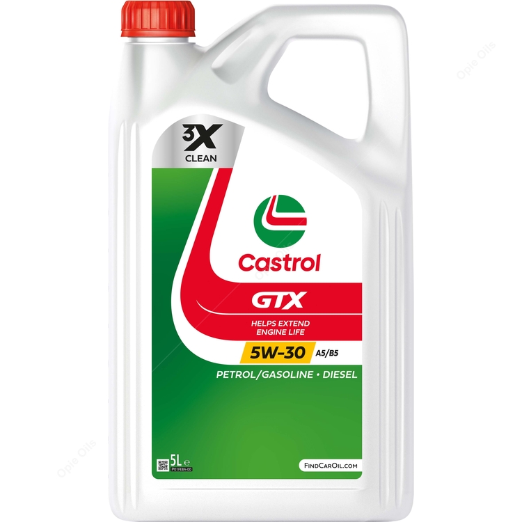 Castrol GTX 5W-30 A5/B5 Fully Synthetic Car Engine Oil