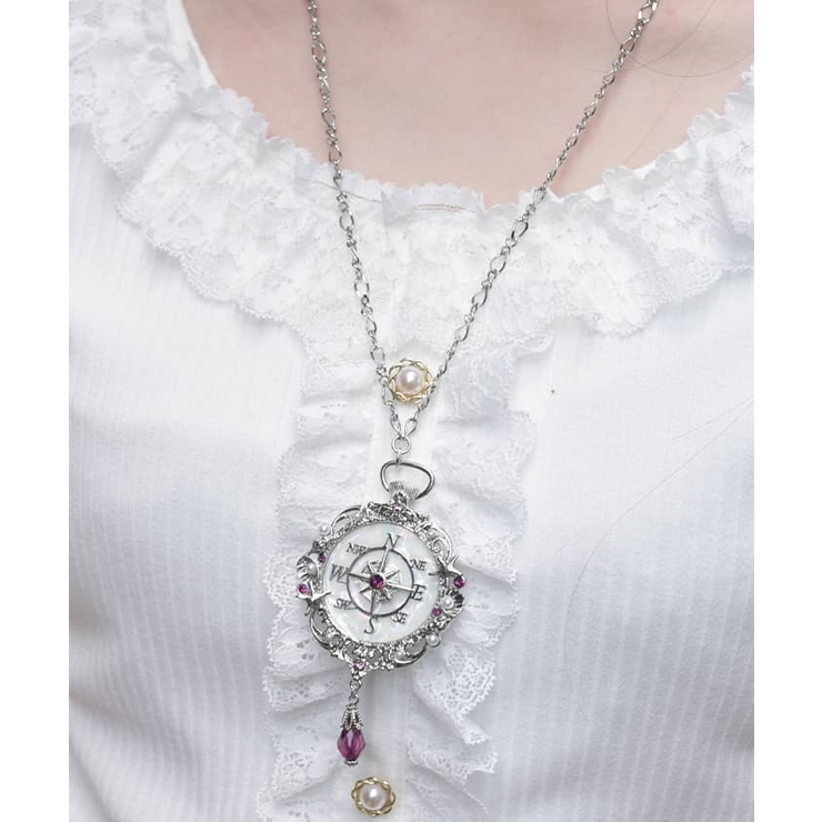 海底の羅針盤ネックレス[品番：IGAW0006335]｜axes femme（アクシーズ