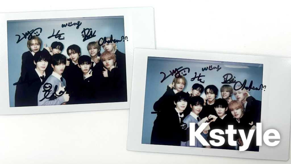 Kstyle14周年】AHOFからお祝いメッセージが到着！直筆サイン入りチェキ