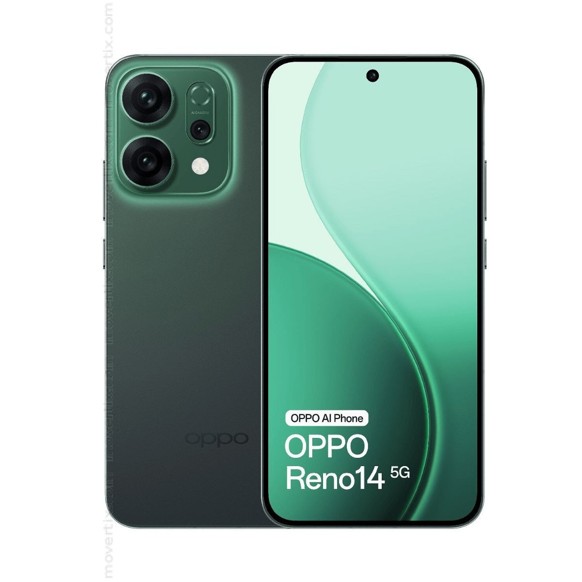 Oppo Reno14 5G Dual SIM Luminous Green 256GB and 12GB RAM