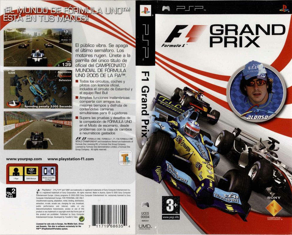 F1 Grand Prix cover or packaging material - MobyGames