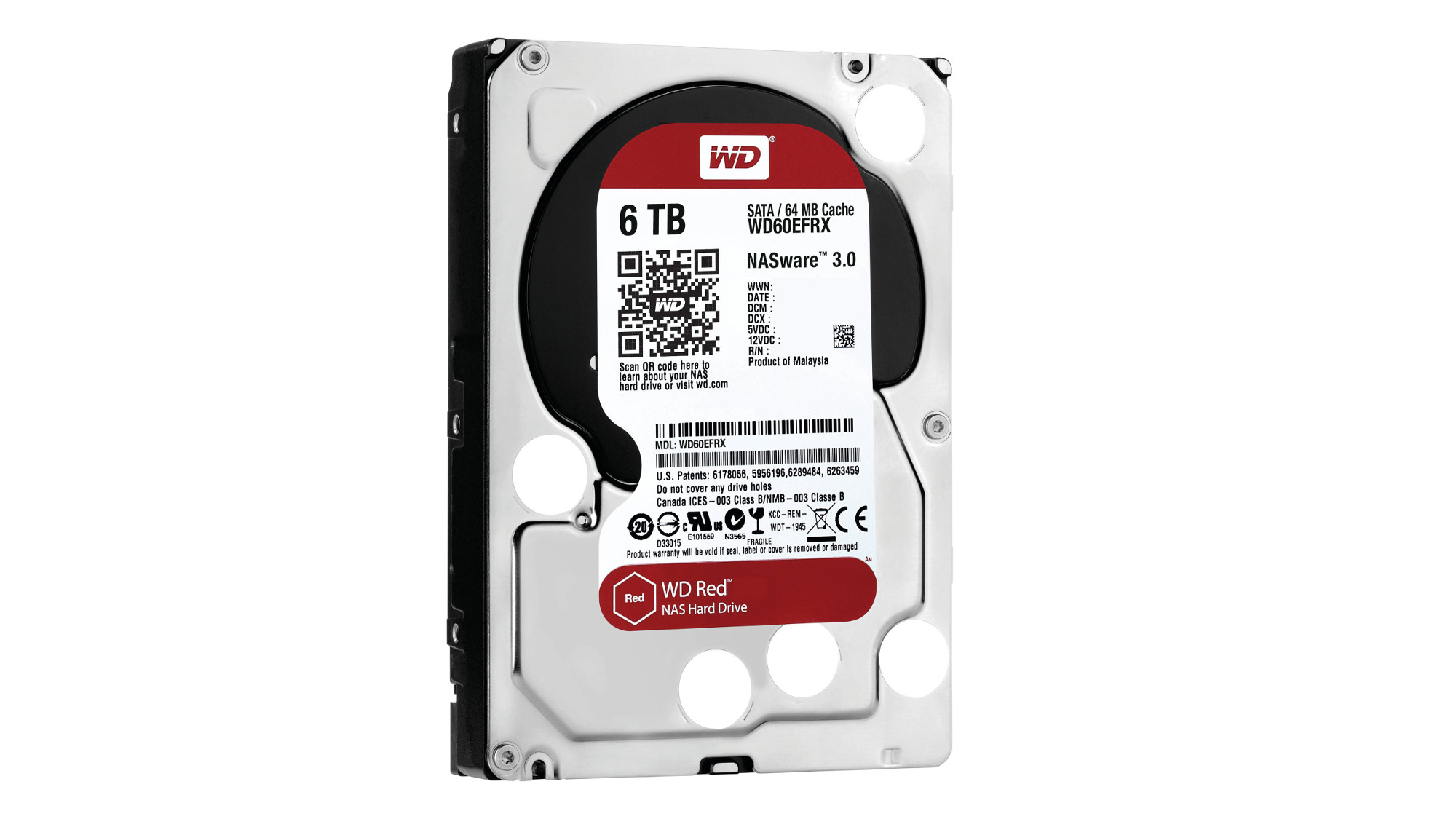 WD Red 6TB ハードディスク Western Digital WD RED WD60EFZX HDD 6TB