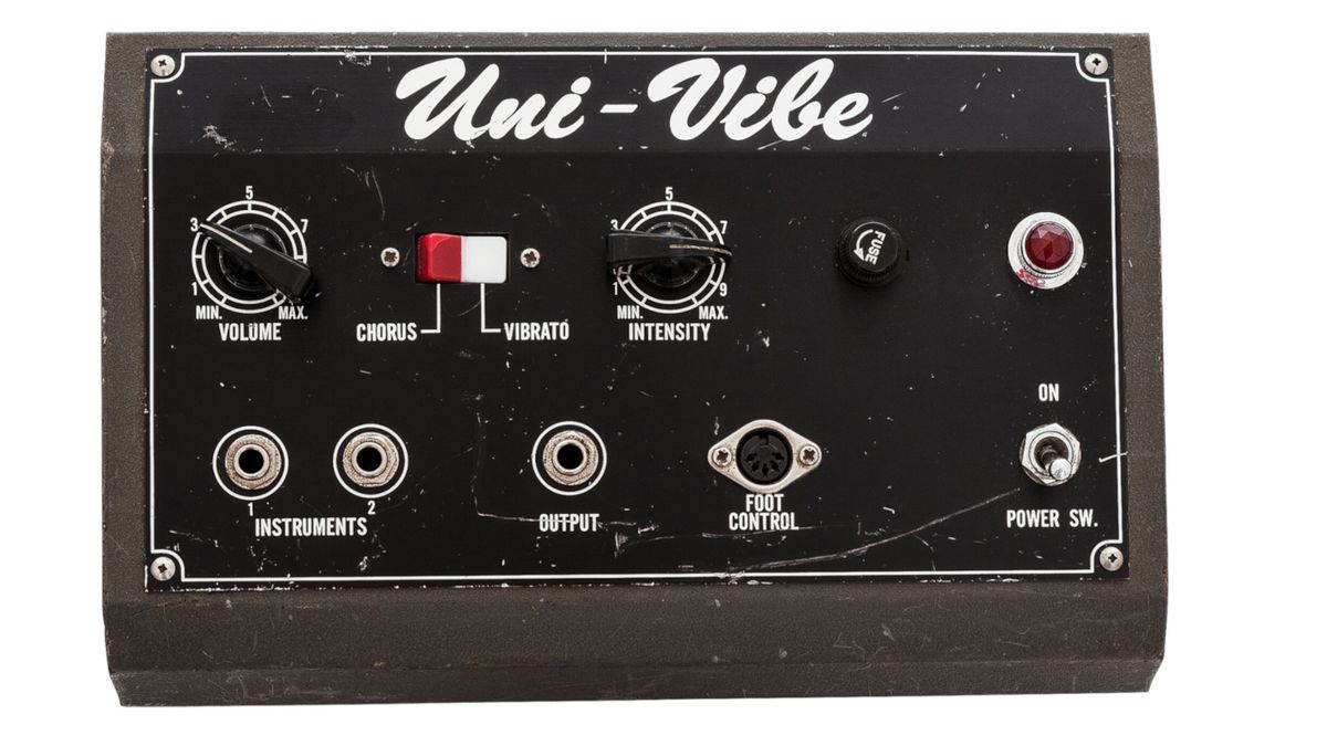 The Univox Uni-Vibe was the Final Stompbox to Land in Jimi