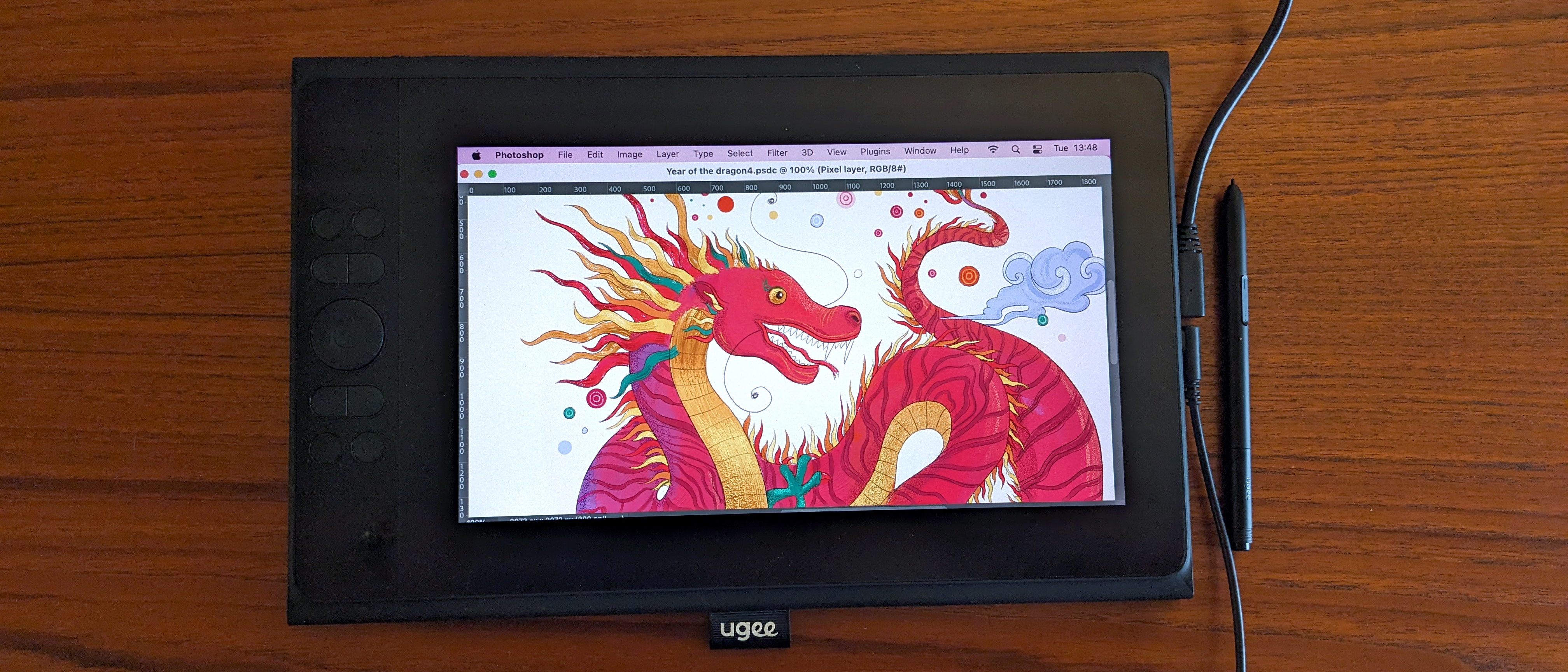 Ugee UE12 Plus review: a good value pen display for students on a