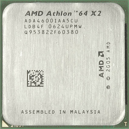 AMD Athlon 64 X2 4600 (Windsor F2 Core, 2.4 GHz) - AMD CPU