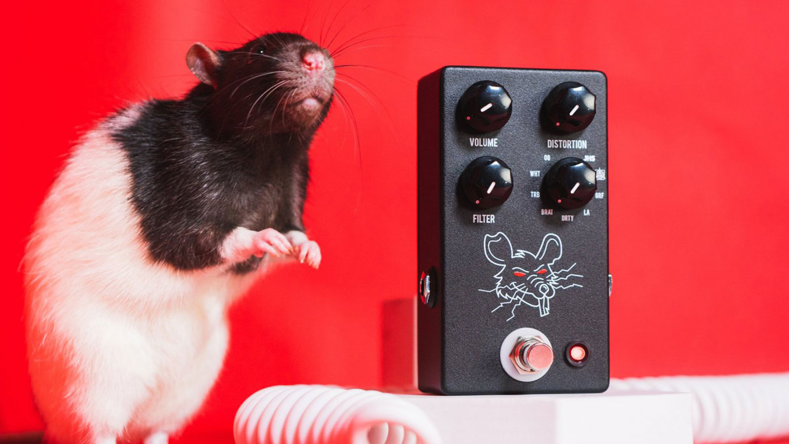 JHS Pedals' PackRat combines nine takes on the RAT distortion in