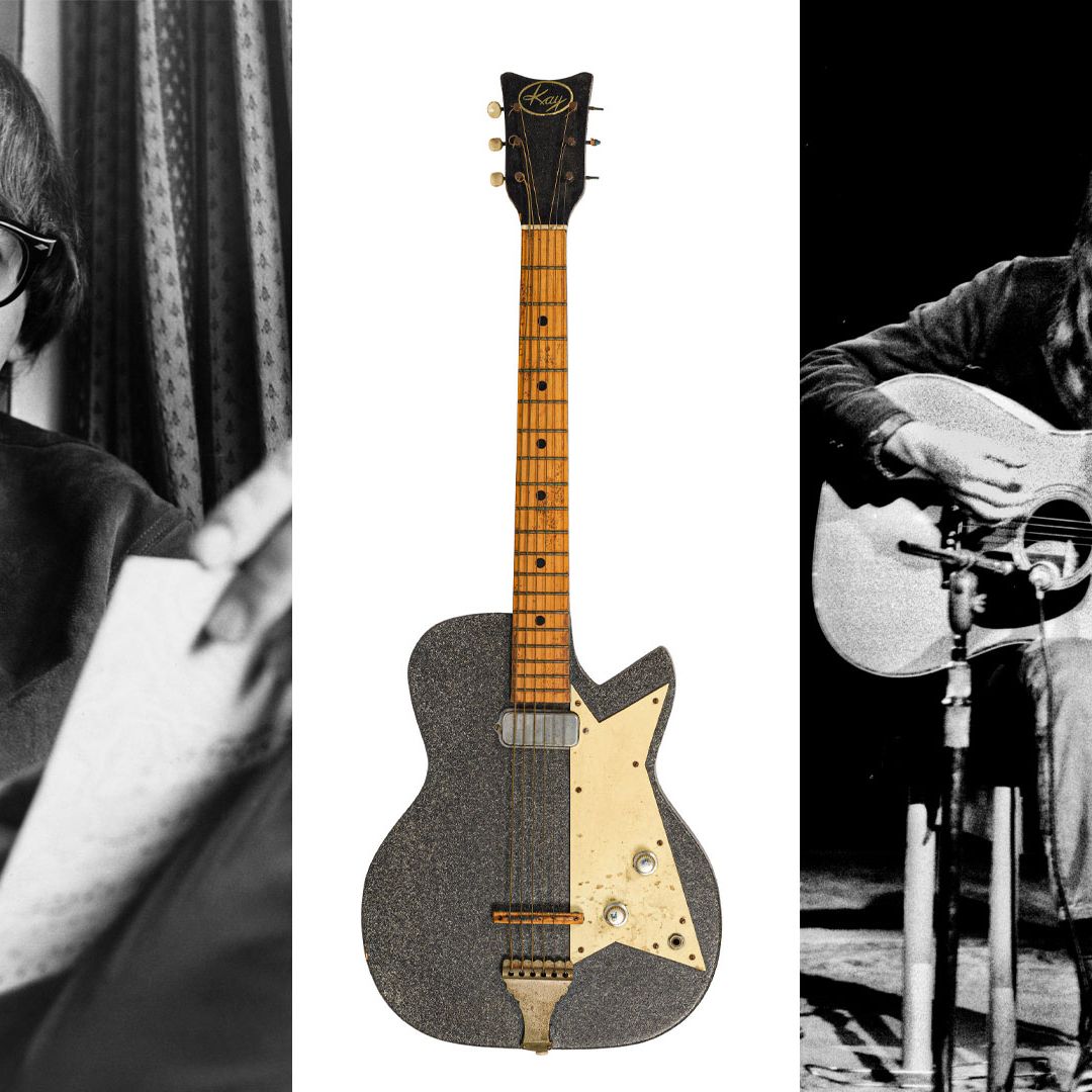 Jack Nitzsche was asked to play slide on this 1959 Kay guitar