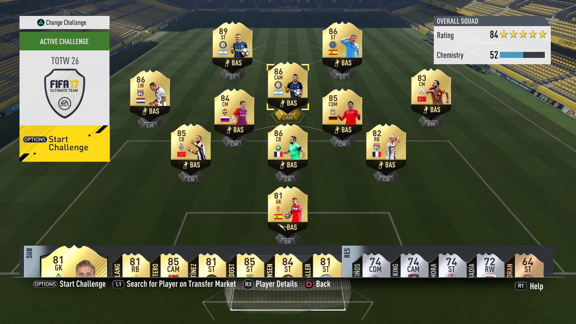 FIFA 17 Ultimate Team: Team of the Week 26 – three players to buy