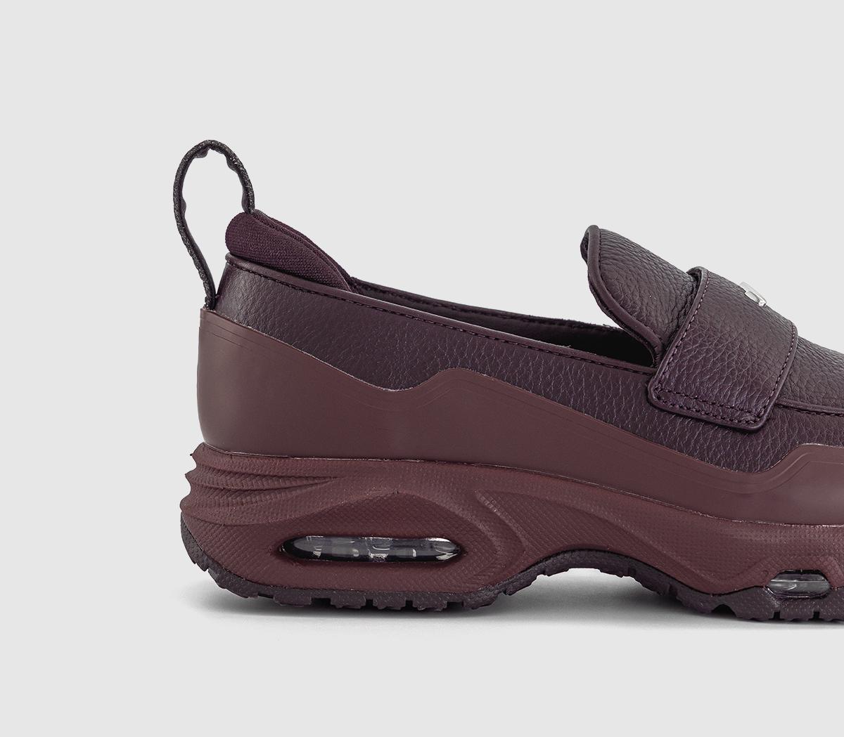 Nike Air Max Phenomena Loafers Burgundy Crush Metallic Silver