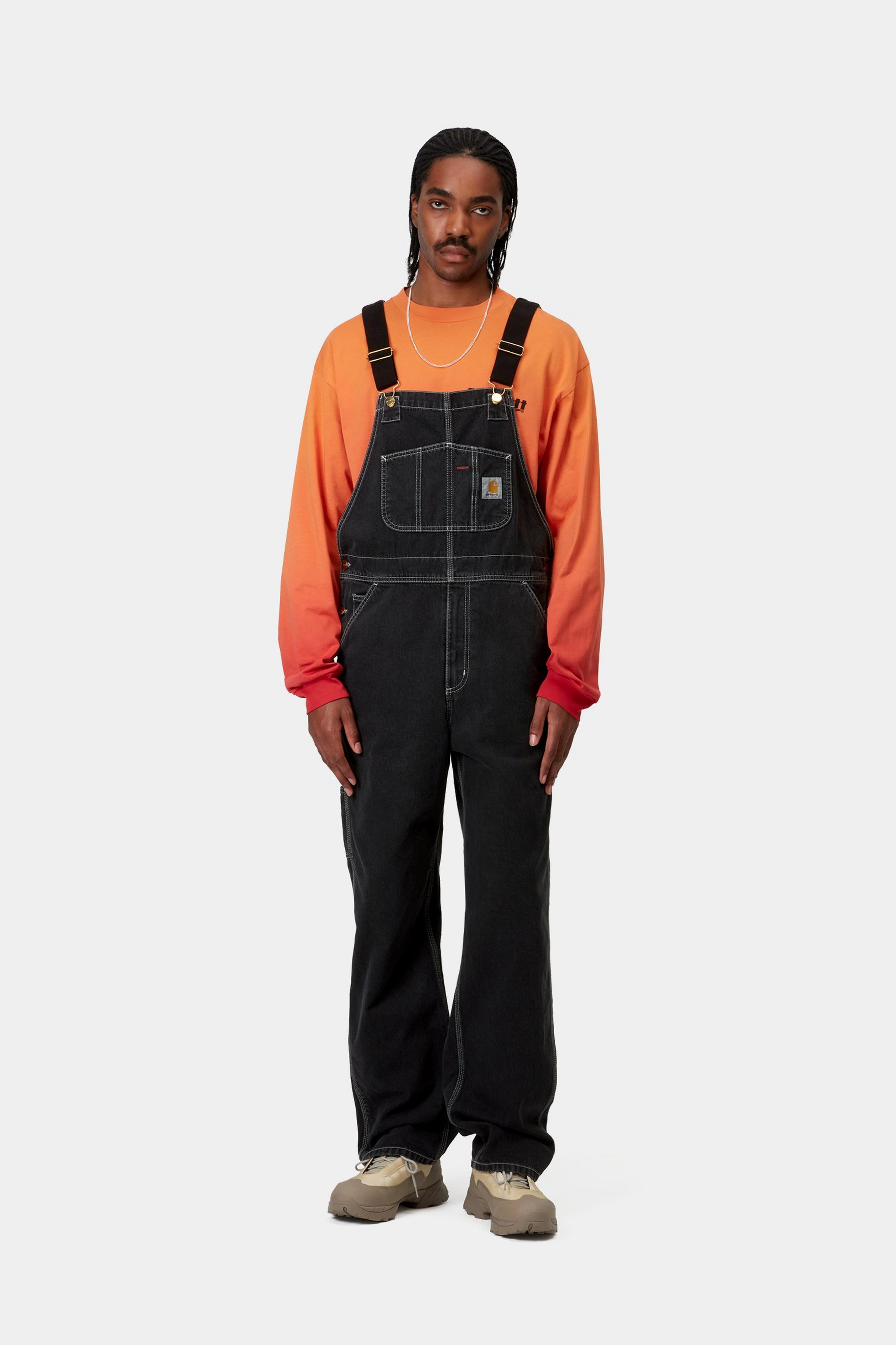 Carhartt WIP Bib Overall, Black | Official Online Store