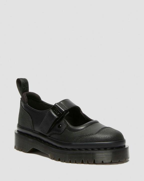 INDICA II TECH STRAP BEX MARY JANE SHOES in Black | Dr. Martens