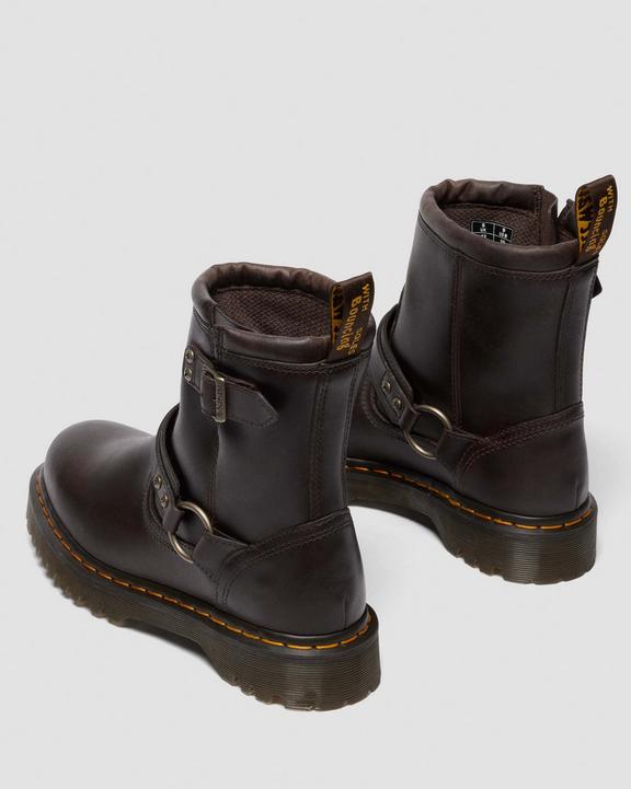 Anistone Harness in Dark Brown | Dr. Martens