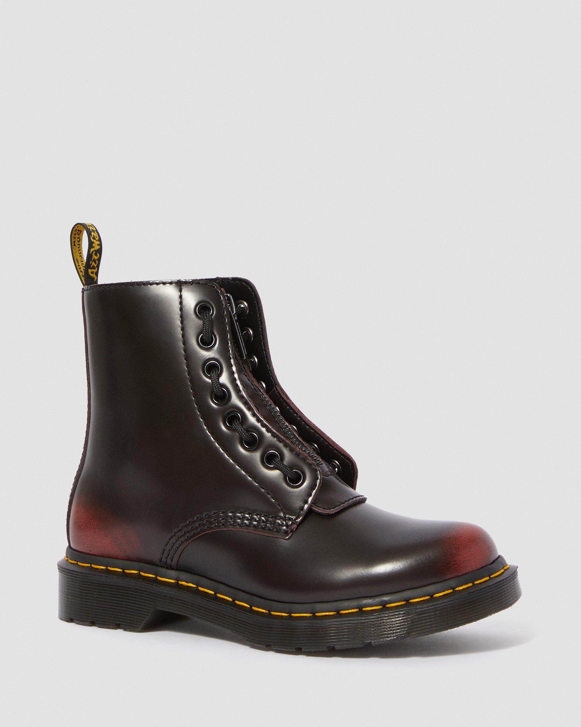 1460 PASCAL FRONT ZIP in Cherry Red | Dr. Martens