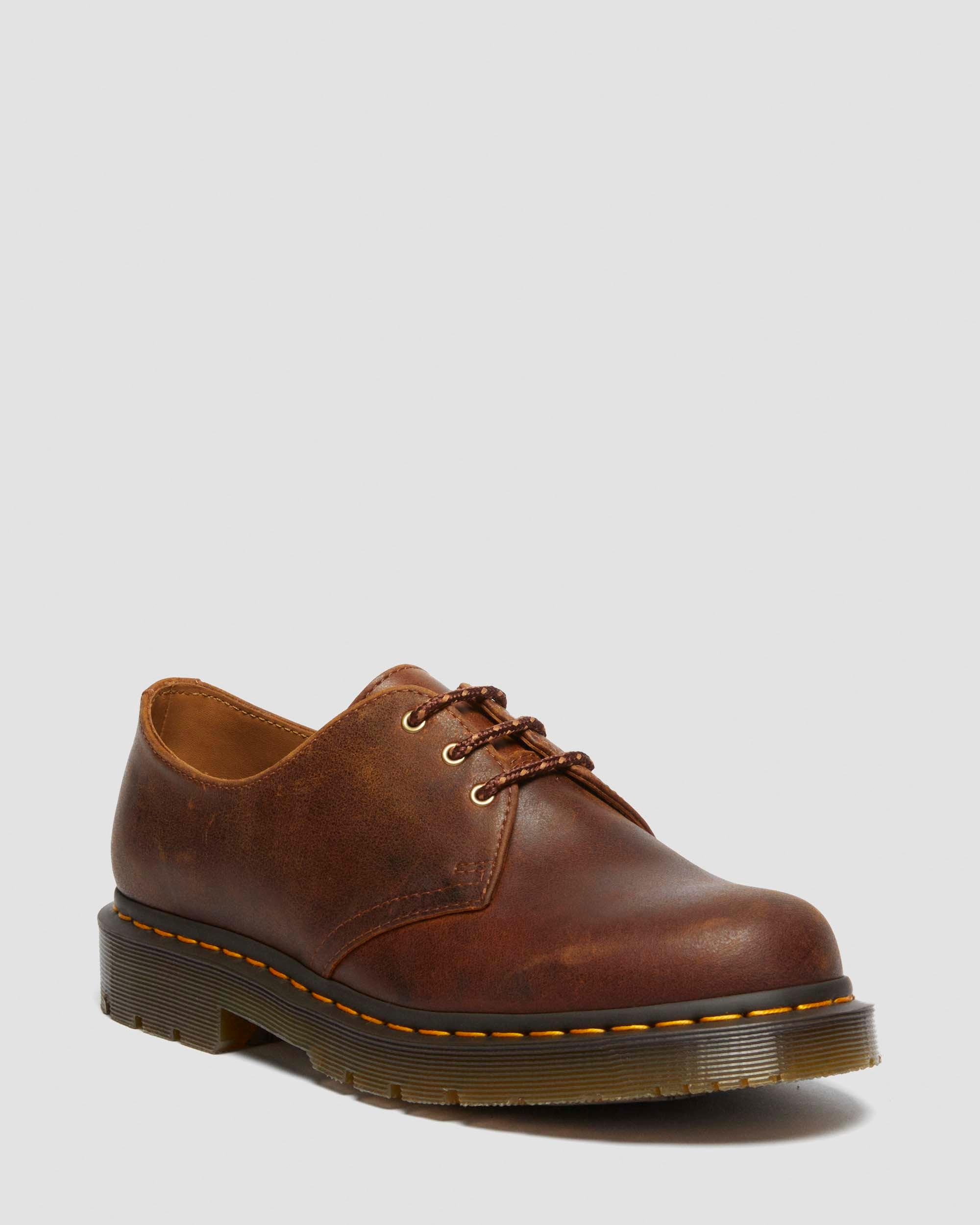 1461 Slip Resistant Parker Life Shield Oxford Shoes in Dark Tan