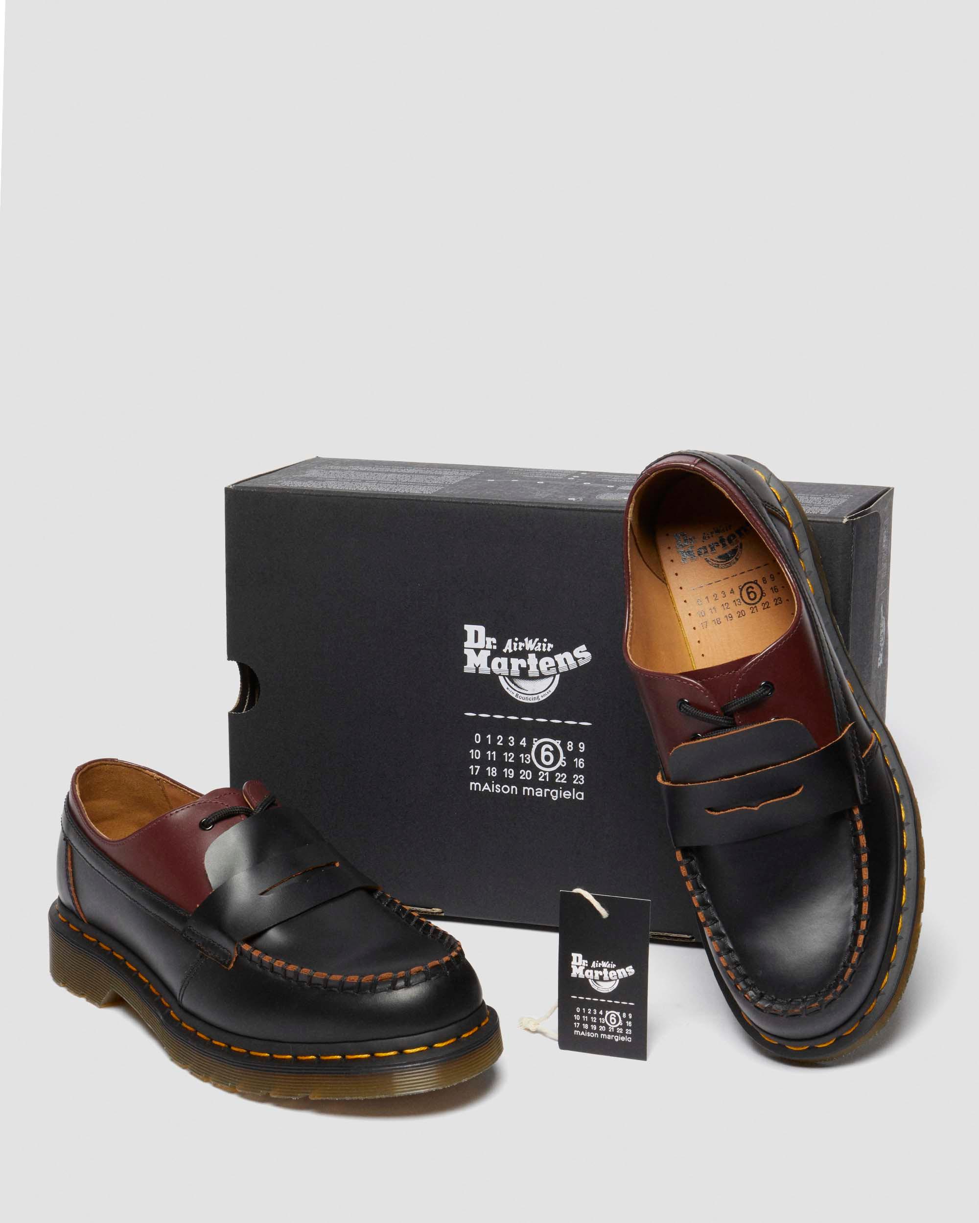 1461 / Penton MM6 Leather Loafers in Black | Dr. Martens