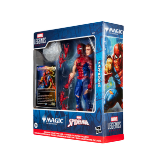 Magic: The Gathering Battle-Damaged Spider-Man Figure & Card