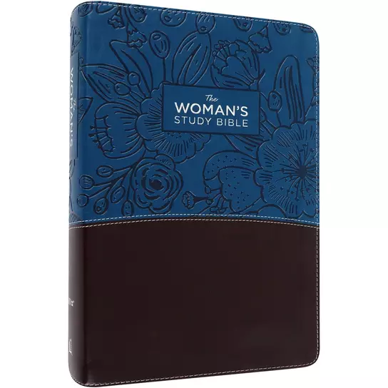 NIV The Woman's Study Bible, Imitation Leather, Blue/Brown