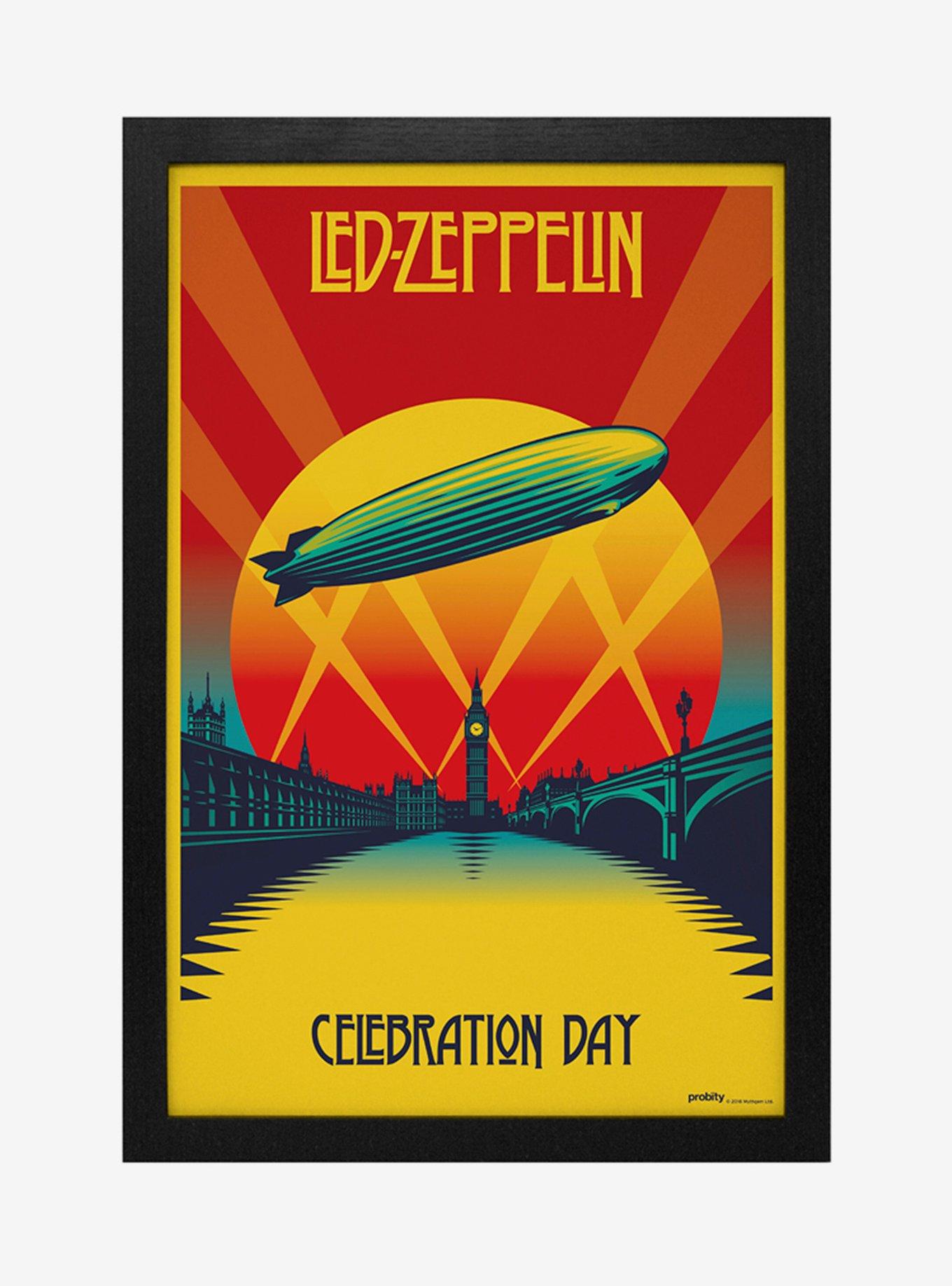 Led Zeppelin Celebration Day Framed Wood Wall Art | Hot Topic