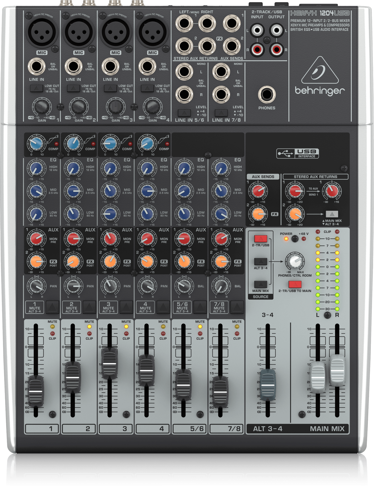 Behringer | Product | XENYX 1204USB