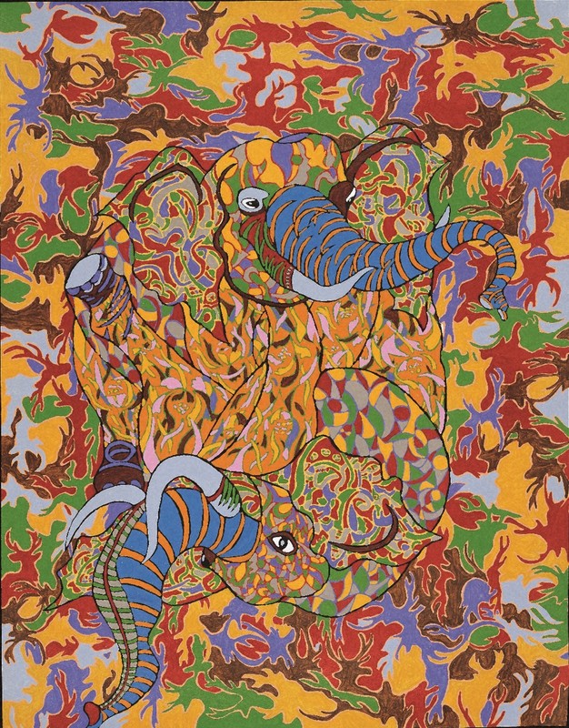 ジミー大西さん、絵の原点 岡本太郎の手紙 そしてさんまさんの一言