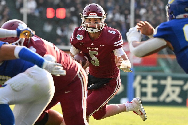 パスで流れ引き寄せランで圧倒 立命大QB竹田2TD 甲子園ボウル | 毎日新聞