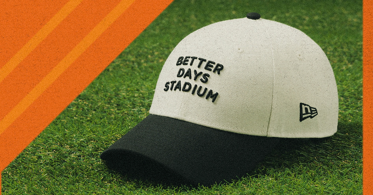 marka × BETTER DAYS STADIUM × New Era®のトリプルコラボキャップ