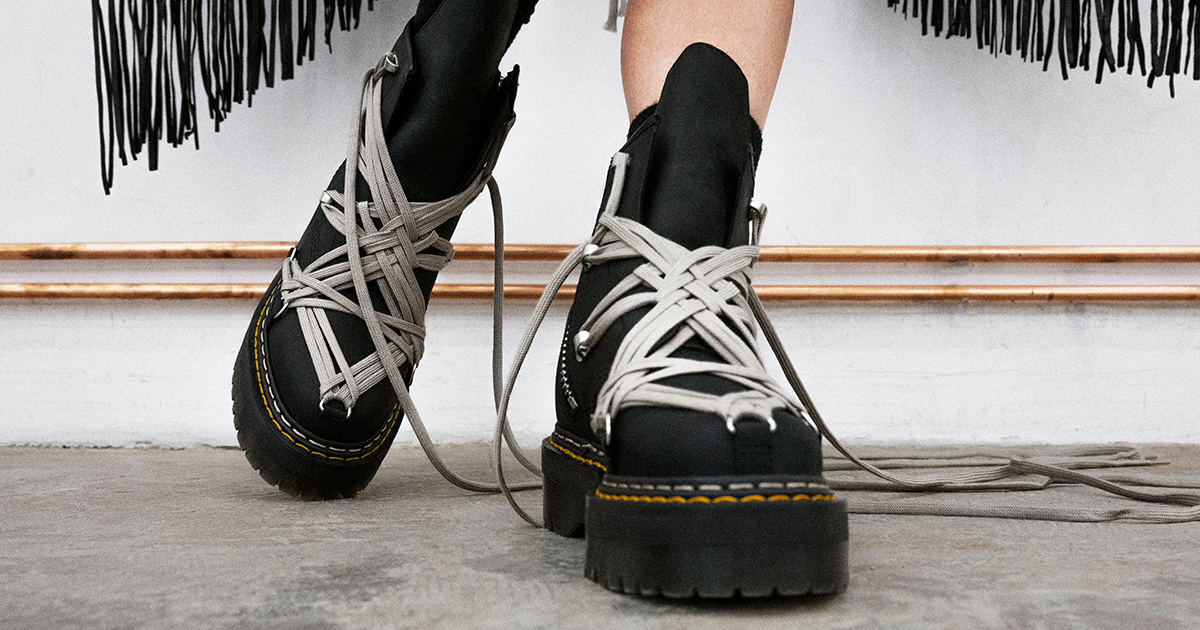 Dr. Martens × Rick Owensの新作が10月16日にリリース