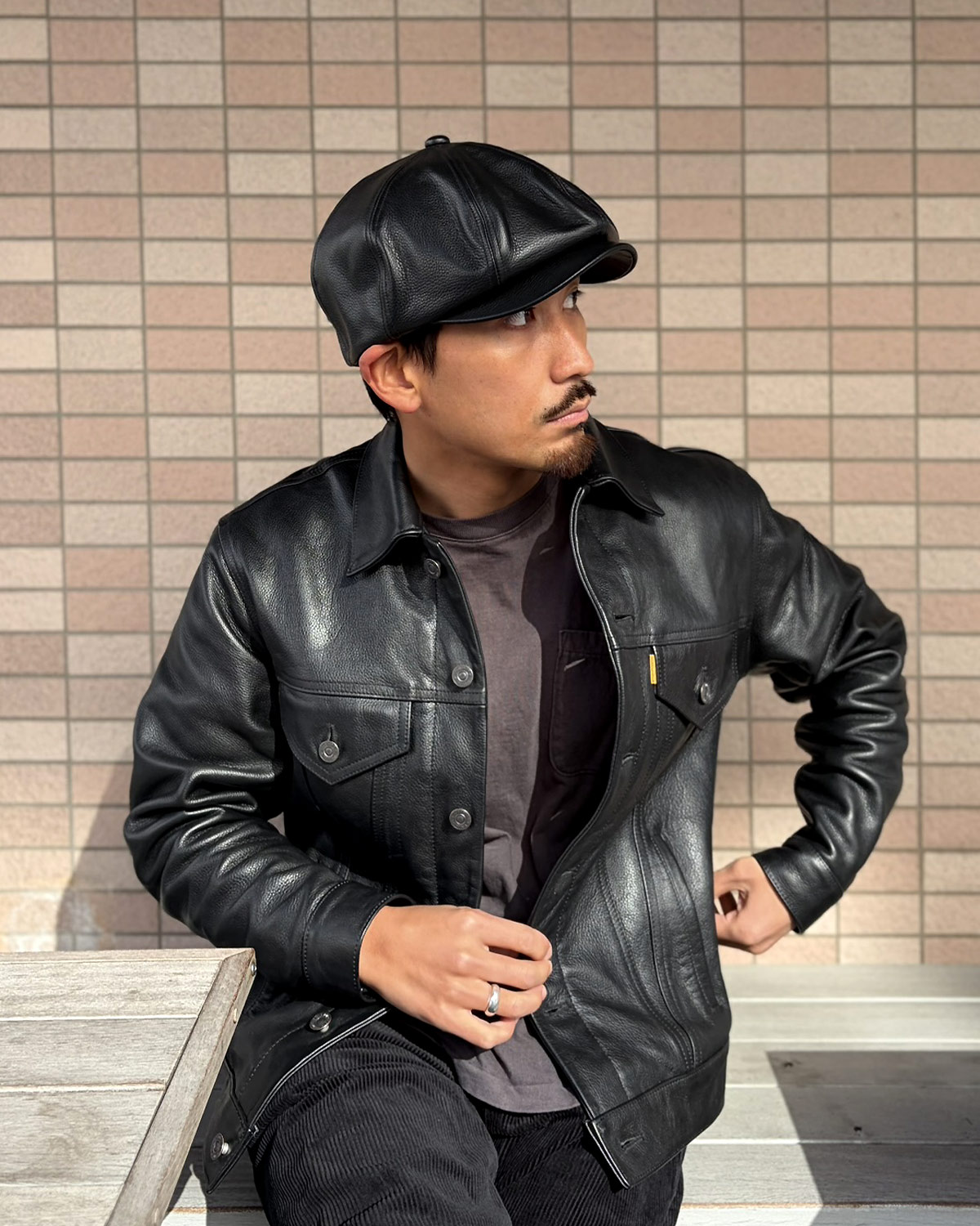 Standard Californiaのニュースボーイキャップ