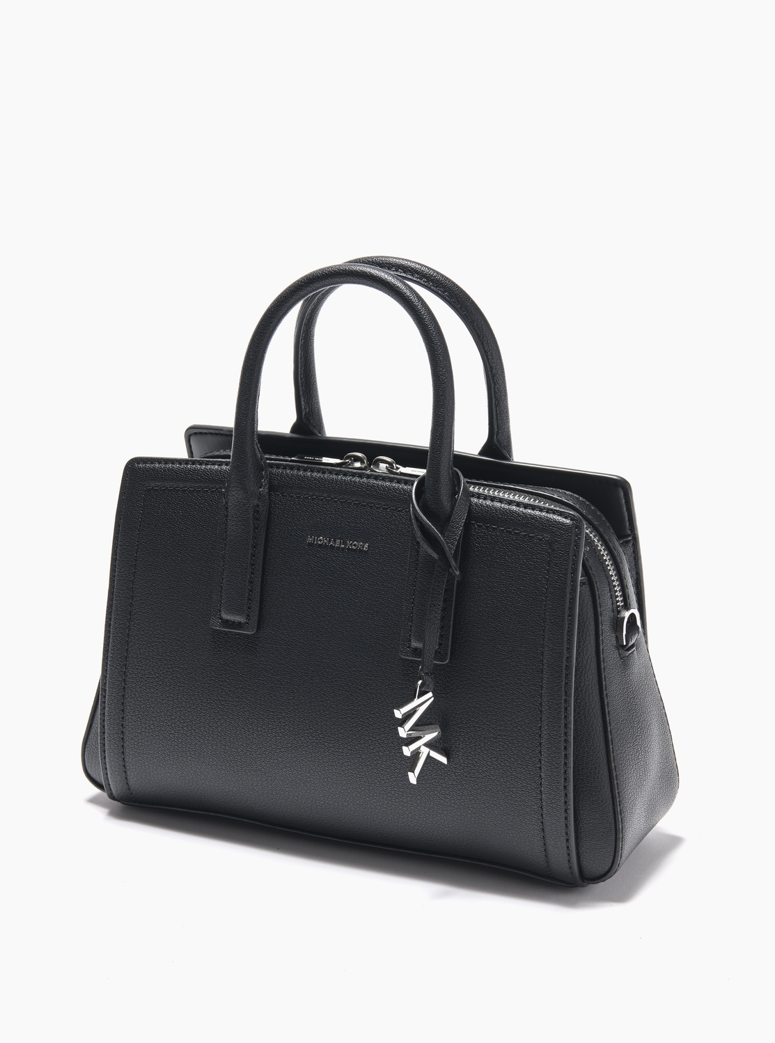 LAILA(レイラ) カラーブロック ぺブルレザー サッチェル スモール