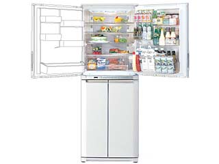 SHARP SJ-SV40G-W(パールホワイト)【除菌イオン】左右開き【標準