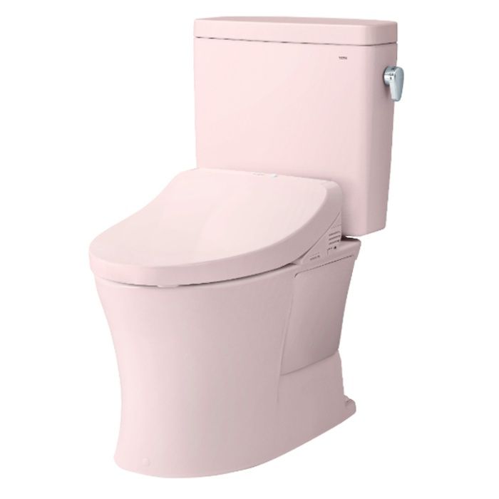TOTO KQ新設手洗無・ウォシュレットKM11セット パステルピンク CS232B
