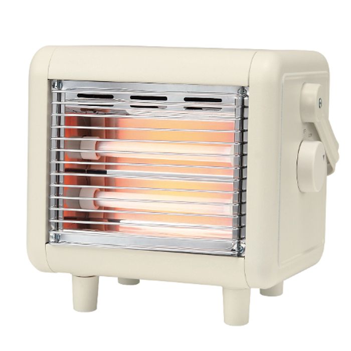 ユアサプライムス 電気ストーブ YTK-D800E(W)の通販｜石英管ストーブ