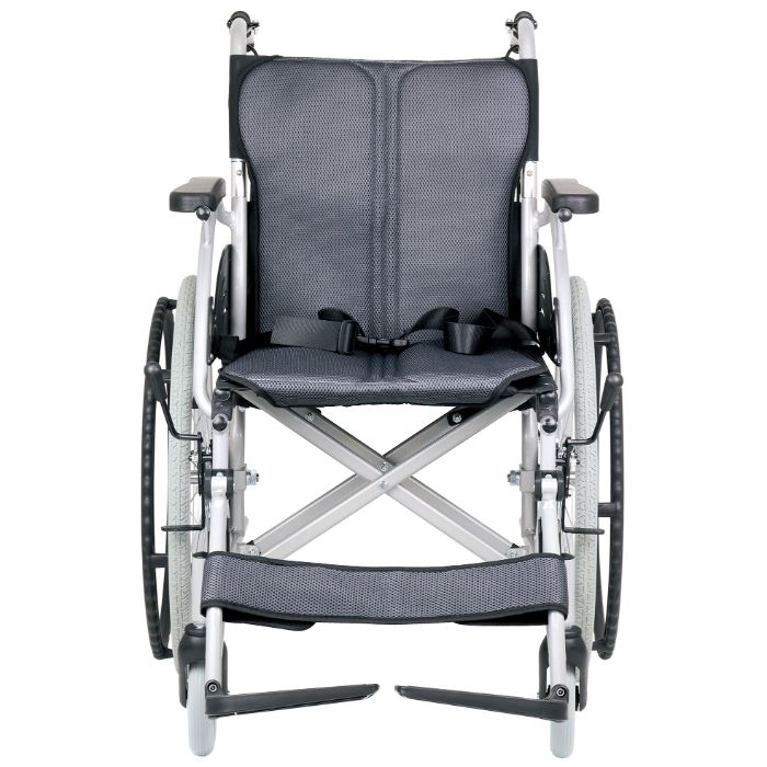 幸和製作所 テイコブ車いす標準型(自走式) WHS07-GYの通販｜シルバー