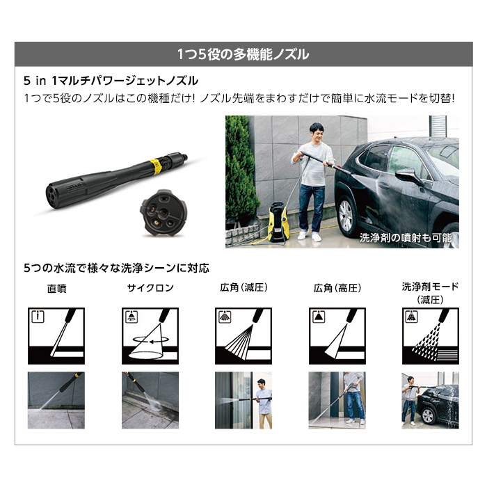KARCHER(ケルヒャー) 高圧洗浄機 K5プレミアムサイレント60Hz(西日本