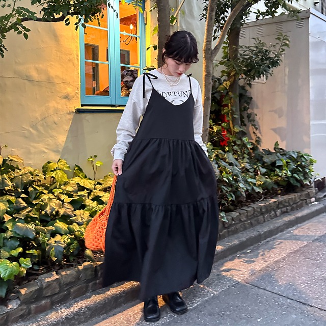 フリルキャミワンピース | ファッション通販サイト NUGU