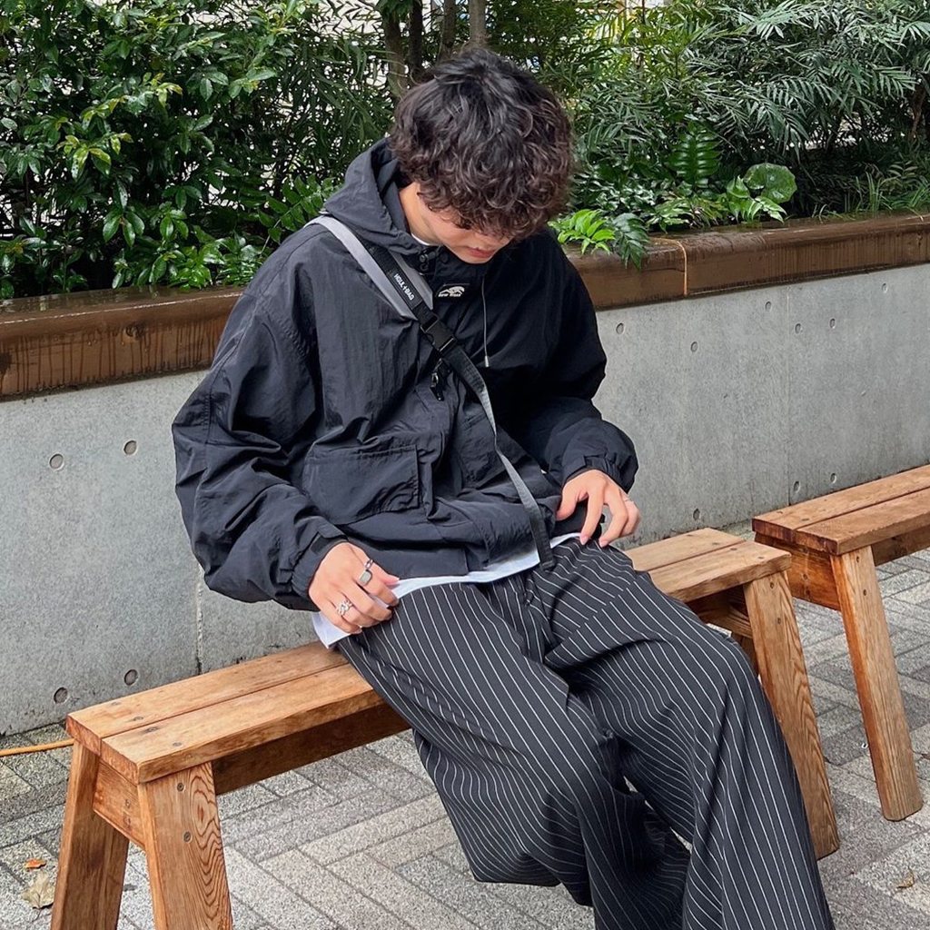 ストライプワイドスラックス | ファッション通販サイト NUGU