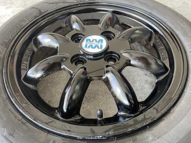 ホイール・タイヤ・14インチ中古ダイハツ純正ミニライトアルミ4本Set