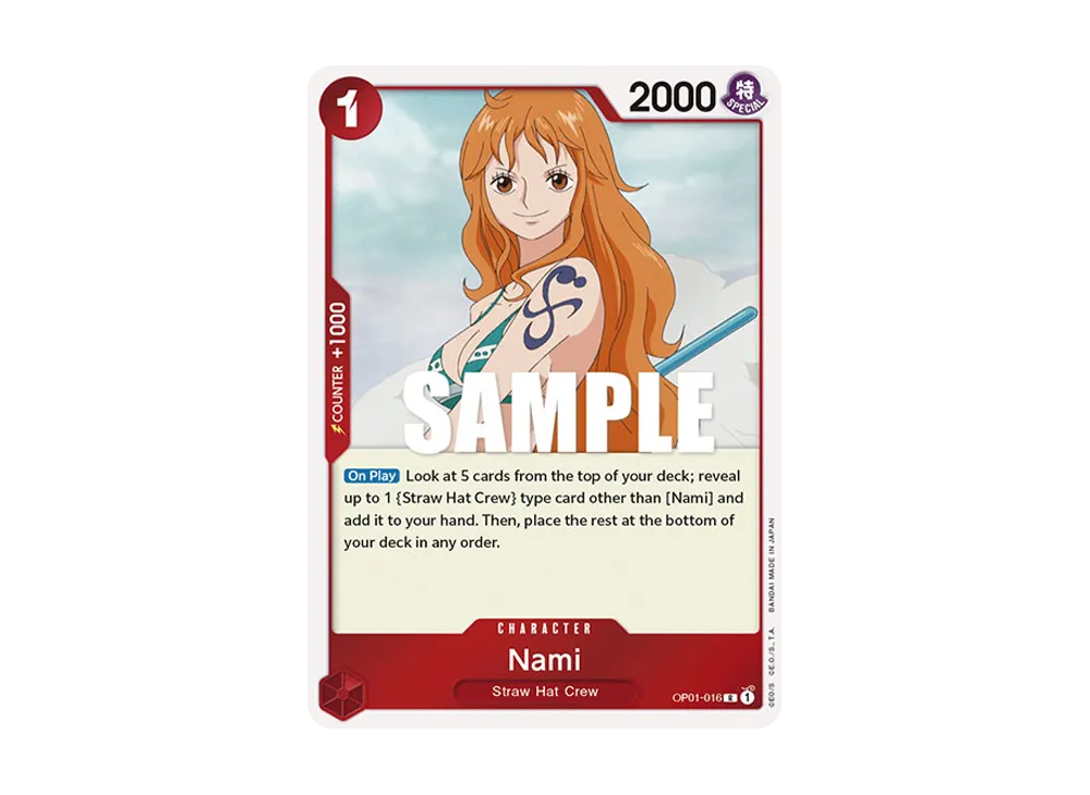 ナミ R-SP (コミパラ) [OP01-016](プレミアムブースター「ONE PIECE