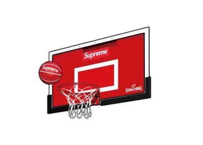 Supreme x Spalding Mini Basketball Hoop 