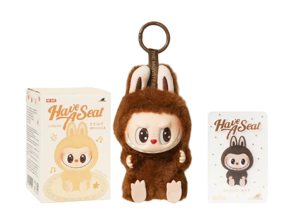 ポップマート ザ モンスターズ (ラブブ) ハブアシート ぬいぐるみ
