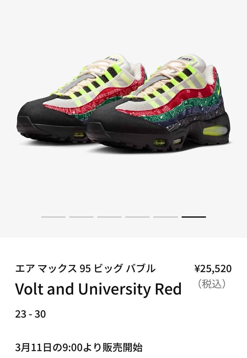 ナイキ PS エアマックス95 OG 