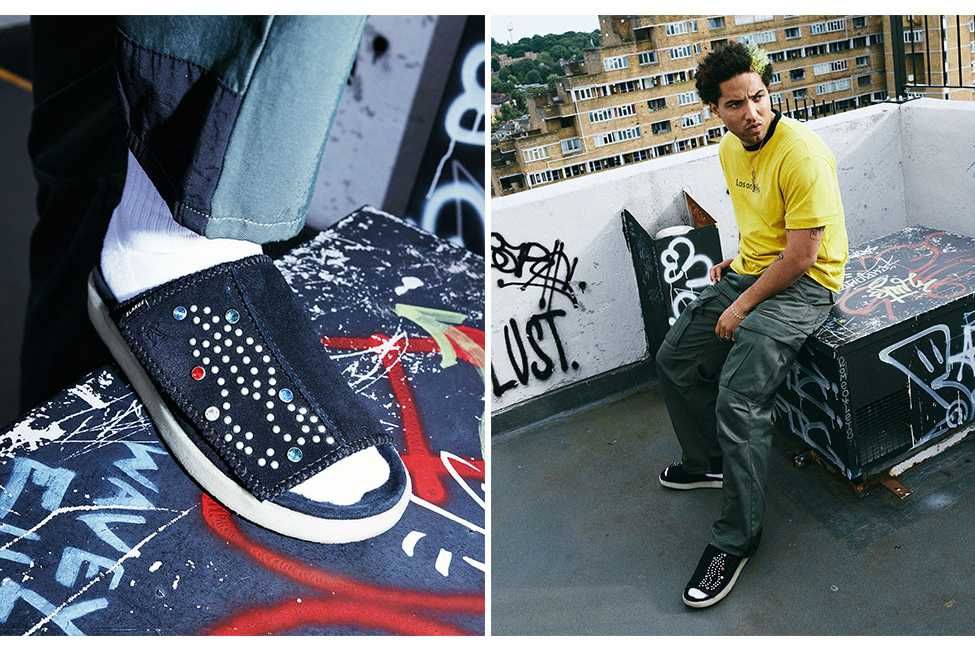 8/3発売｜XLARGE × Clarks Originals Overleigh Slide 