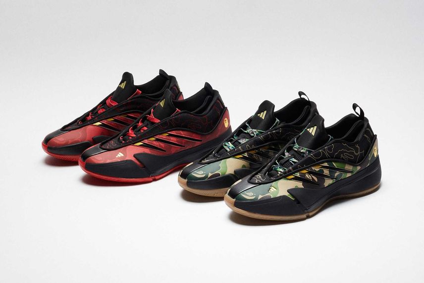 A BATHING APE × adidas Dame 9 