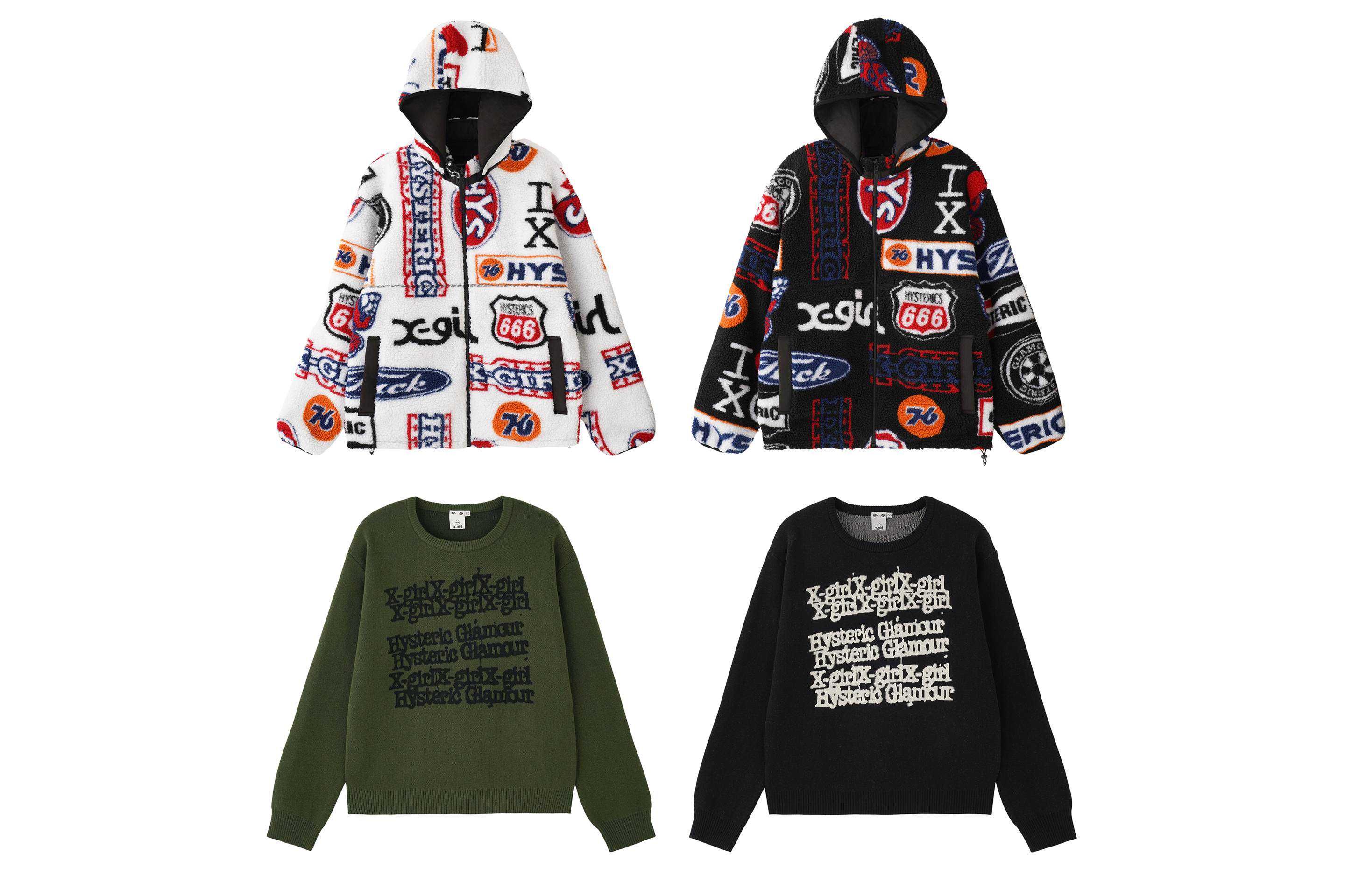 11/22発売｜X-girl × HYSTERIC GLAMOUR collection 第3弾｜抽選/販売