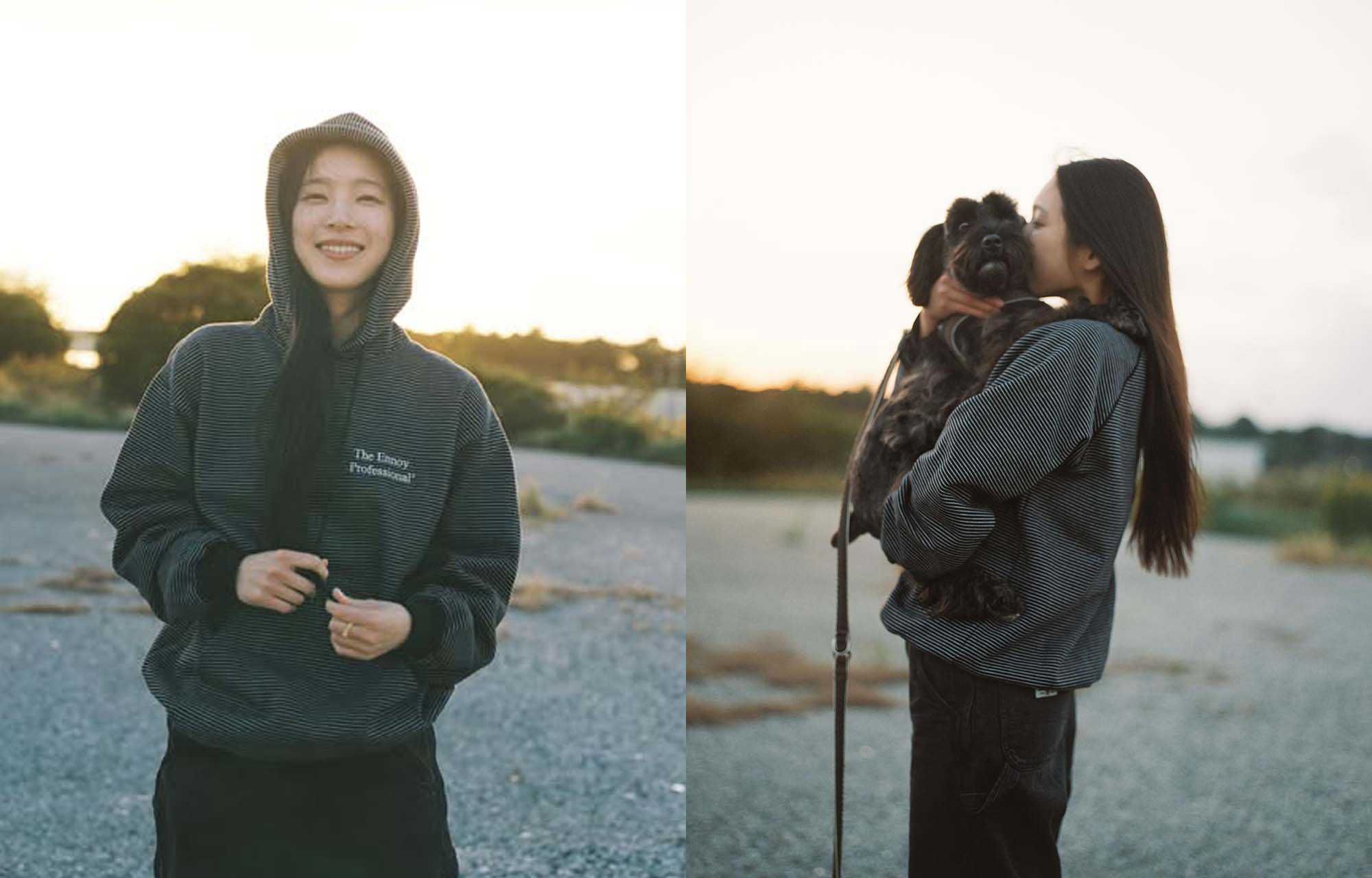 訳あり！ennoy BORDER CREW NECK SWEATネイビーL 11/30発売｜ENNOY