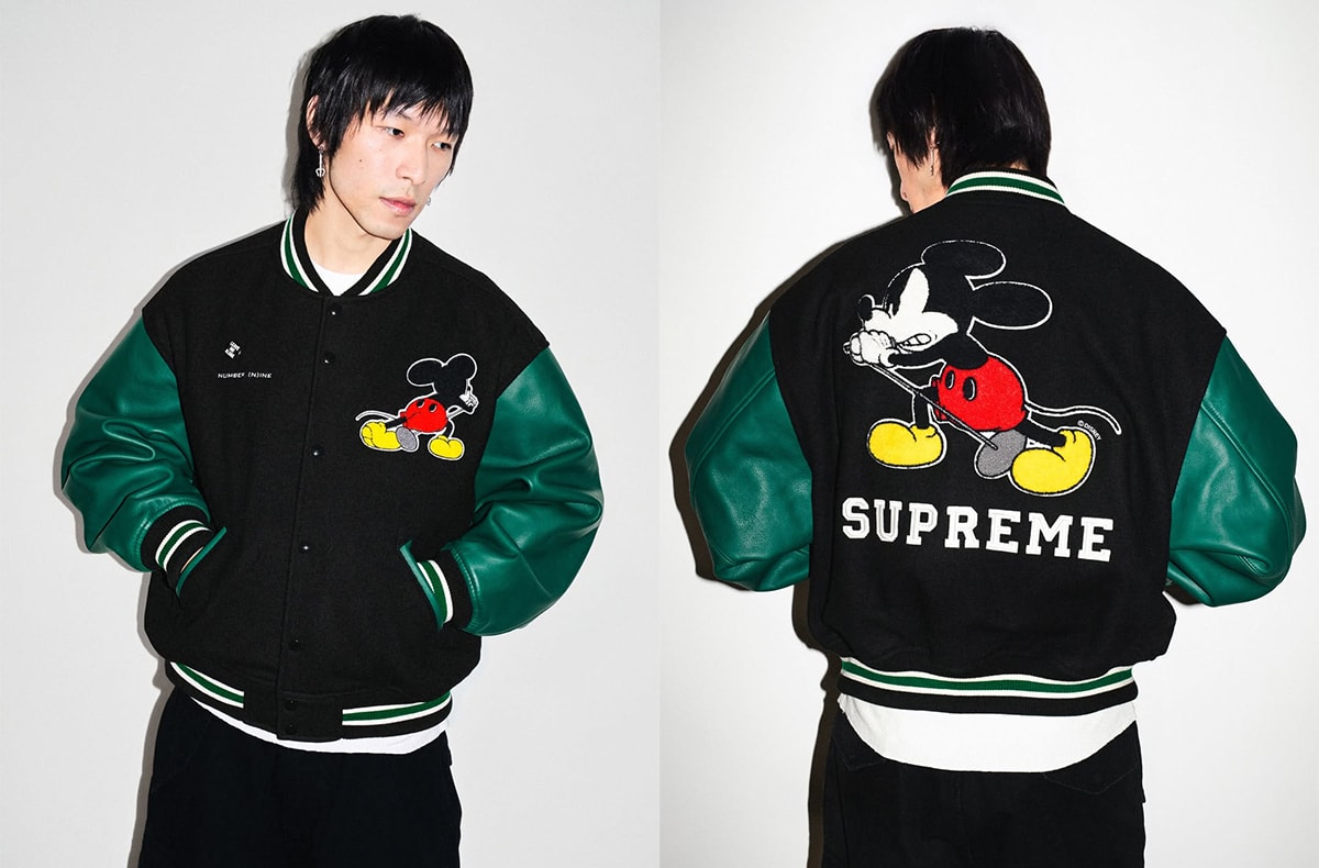 10/18発売｜Supreme × Number (N)ine × Mickey Mouse 25FW Week8