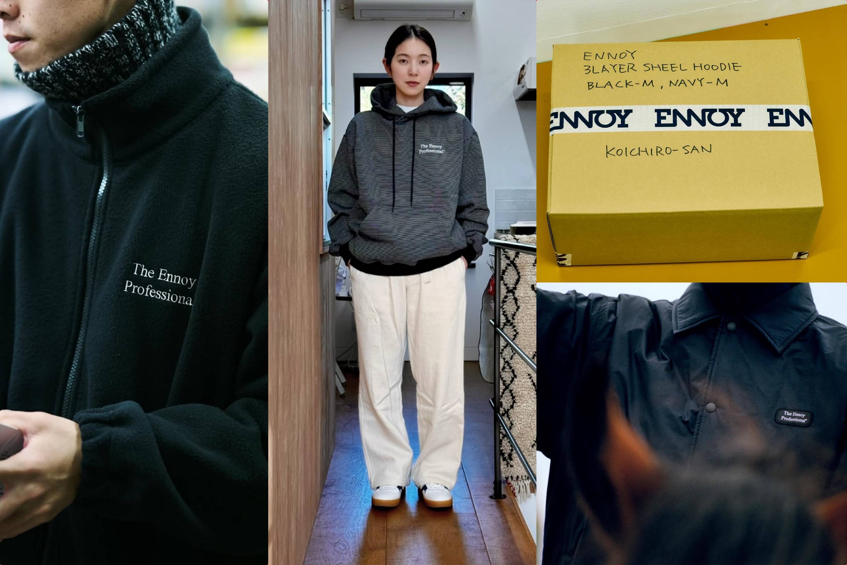 ENNOYの新作フリースベスト&ジャケットと、2025年にリリースされた