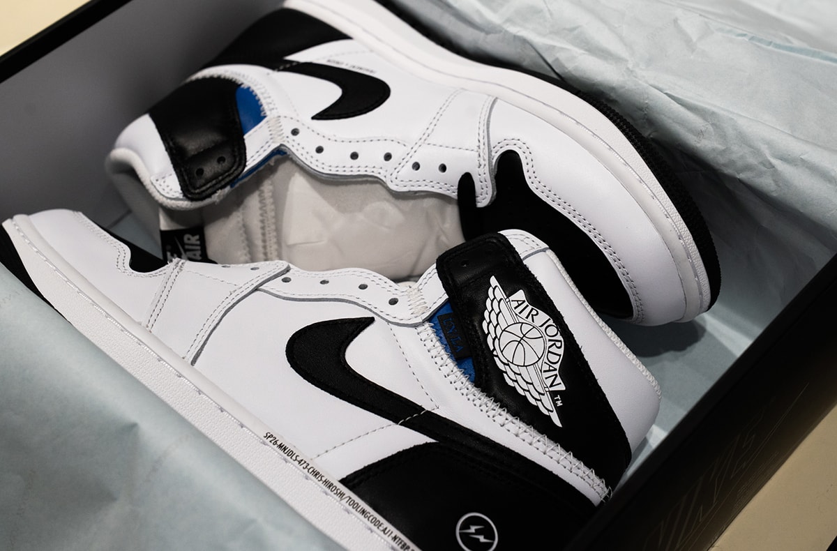 実物フォトレポート】2月6日に電撃リリース。Fragment × UNION × AJ1