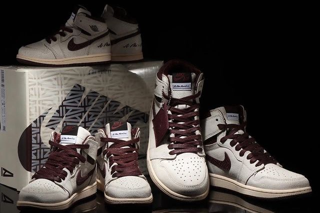 スニダンで購入可】12/4発売 A Ma Maniére × Nike Air Jordan 1 Retro